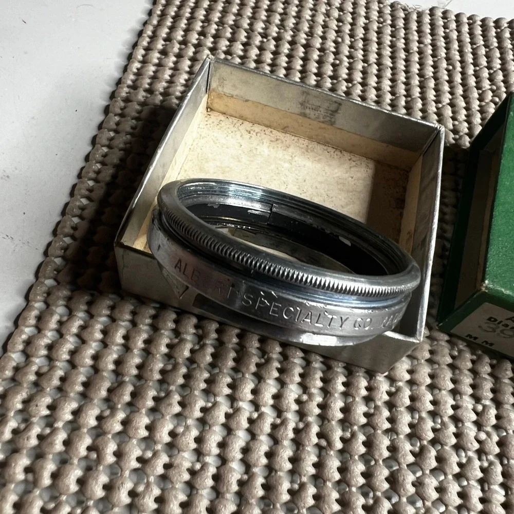 Albert Specialty Co Vintage 39mm Series VI Camera Filter Mount with Box USA